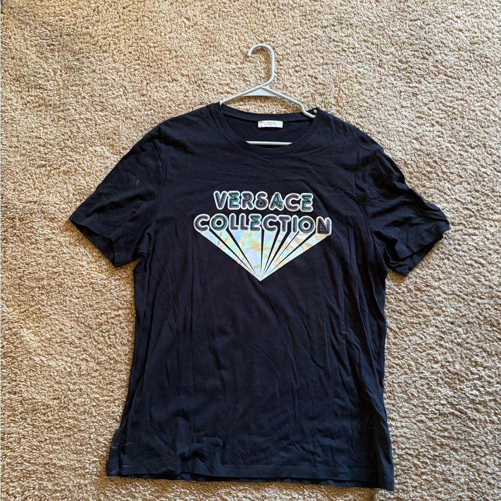 Versace Black Graphic Tee